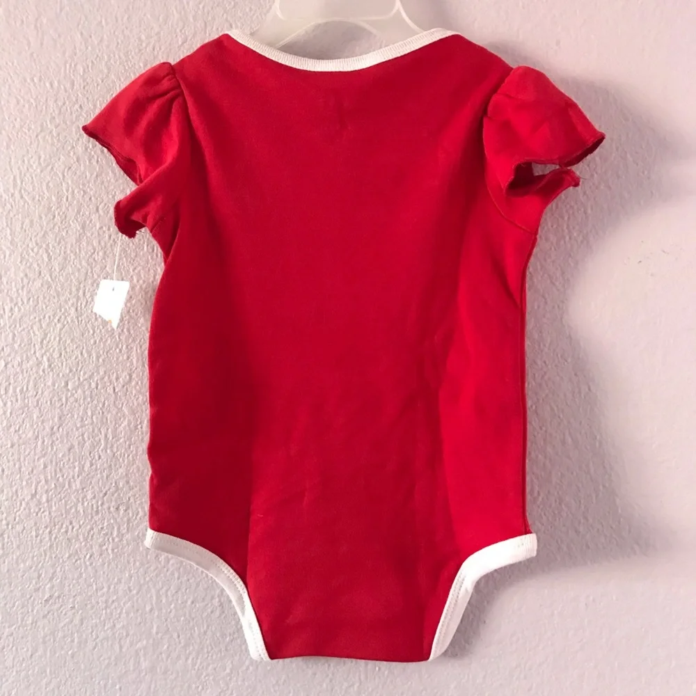 New vintage red Disney cotton bodysuit